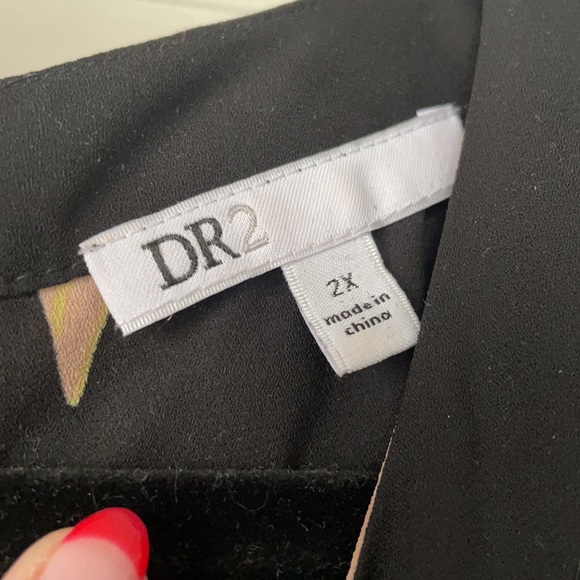 Nordstrom plus size peplum floral blouse size 2x euc - Picture 3 of 4